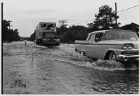 Driving in flood